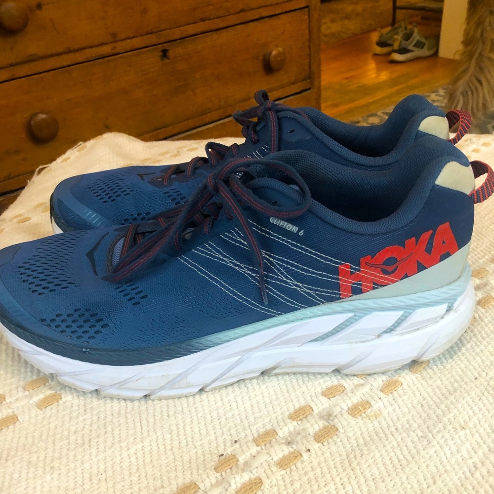 Hoka Men’s One One. Worn but still have life!